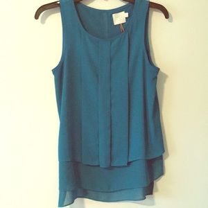 Teal Anthropologie Shell